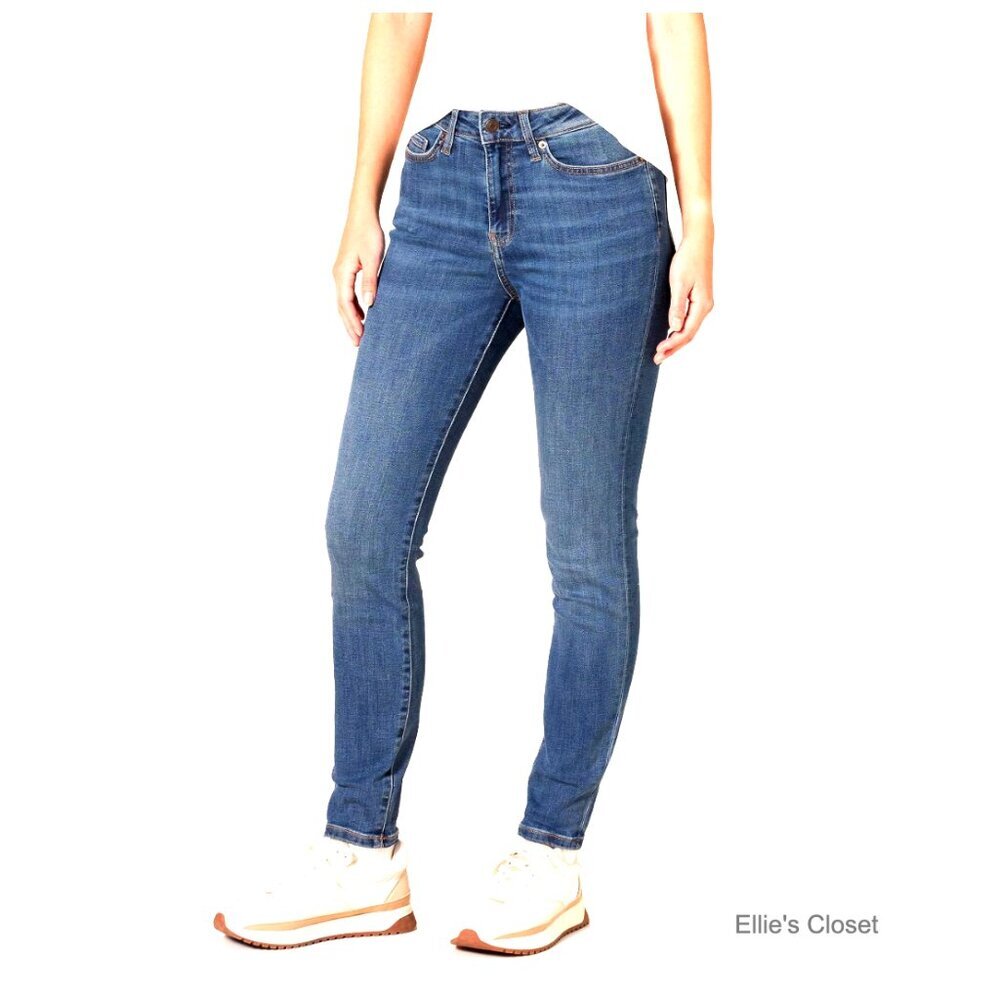 Pull-On Stretchy Knit Jegging High Waisted Skinny Jeans